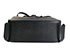 Drawstring Leather Flap Backpack, top view